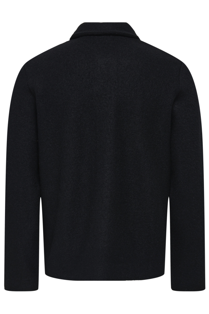 Only & Sons zwarte heren vest | Achteraanzicht