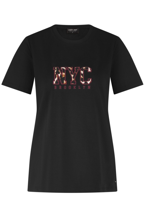 Lady Day zwarte dames t-shirt | Vooraanzicht