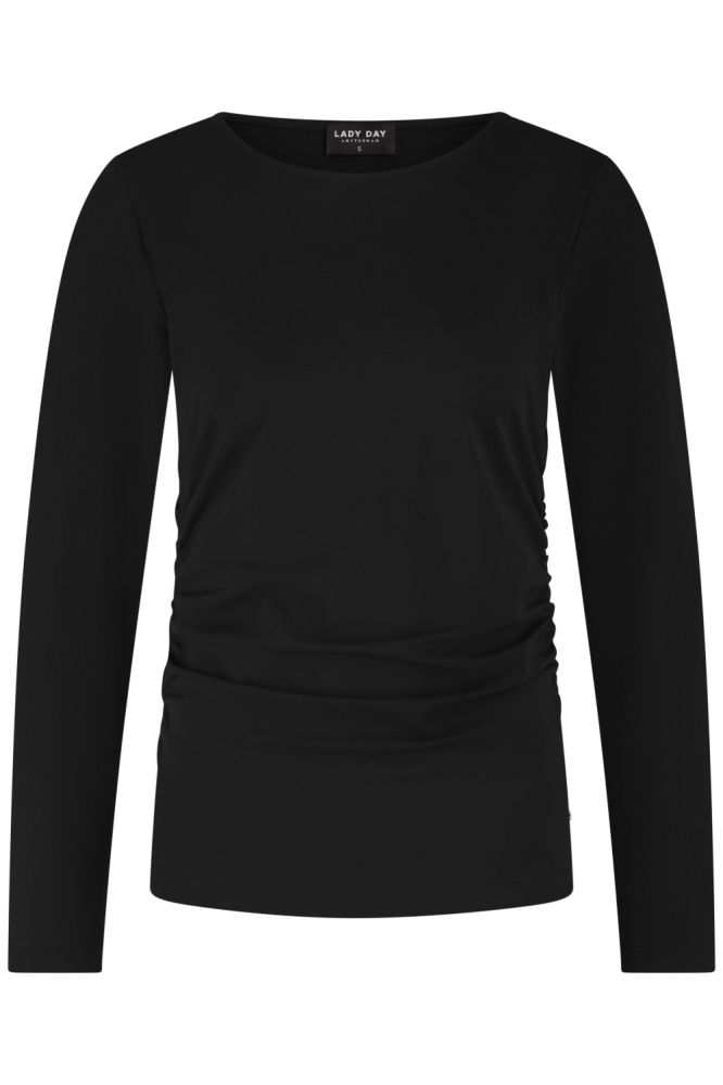 Lady Day zwarte dames t-shirt | Vooraanzicht