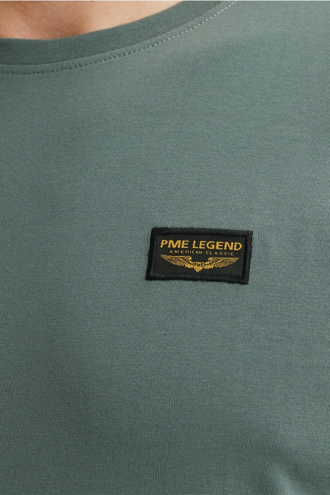 PME legend groene heren t-shirt | Close up