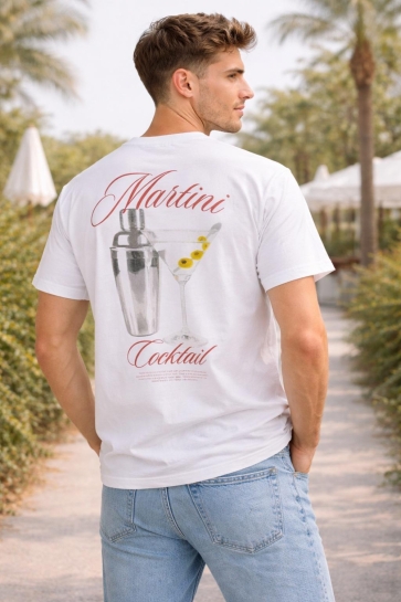 Only & Sons T-shirt ONSFRED LIFE RLX SS PRINT TEE NOOS 22038836 BRIGHT WHITE/MARTINI