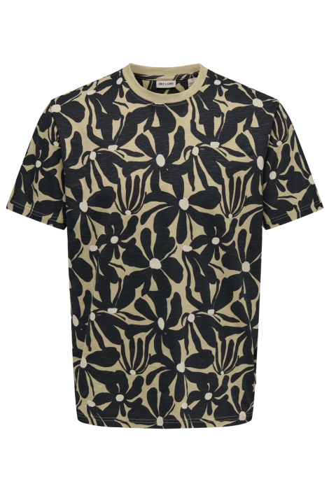 Only & Sons zwarte heren t-shirt | Vooraanzicht