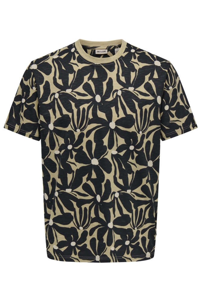 Only & Sons zwarte heren t-shirt | Vooraanzicht