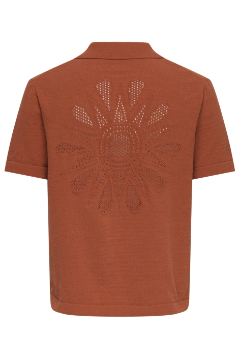 Only & Sons bruine heren vest | Achteraanzicht