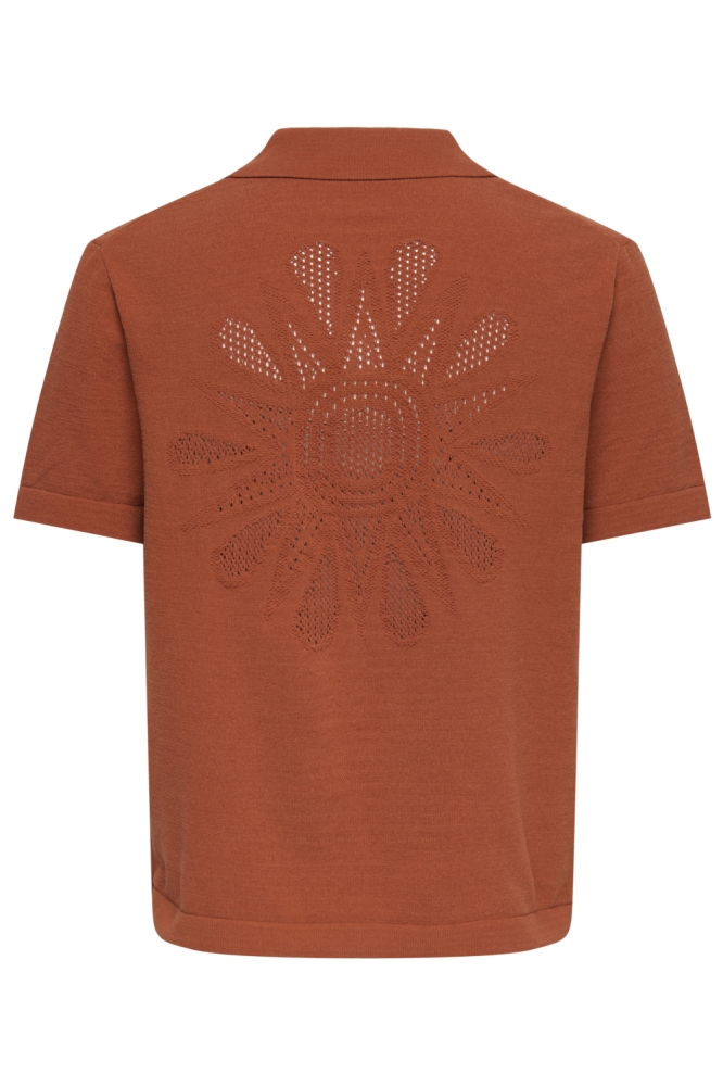 Only & Sons bruine heren vest | Achteraanzicht