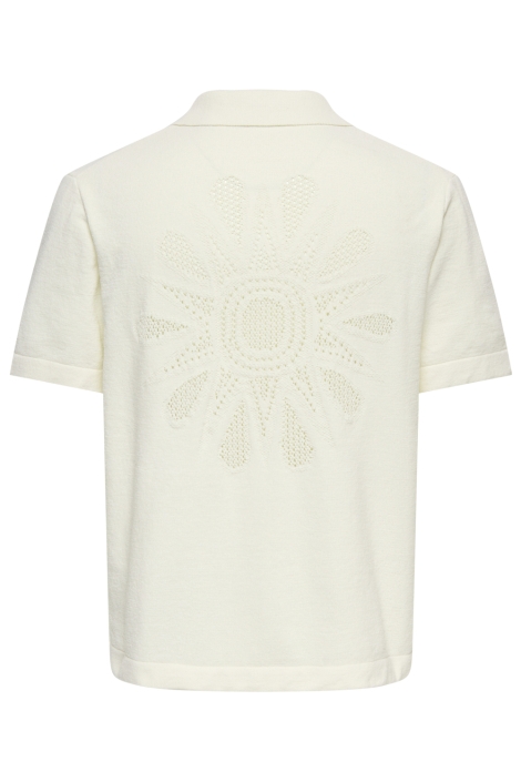 Only & Sons witte heren vest | Achteraanzicht