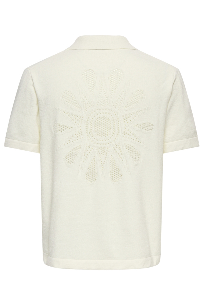 Only & Sons witte heren vest | Achteraanzicht