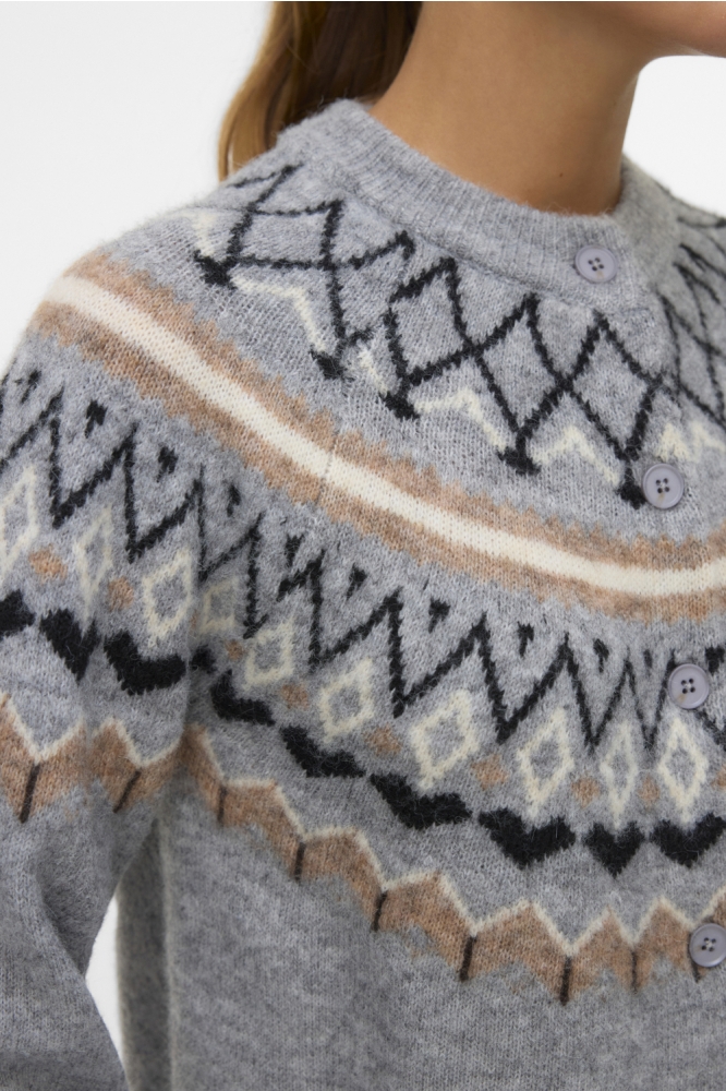 Vero Moda grijze dames vest | Kleurstaal