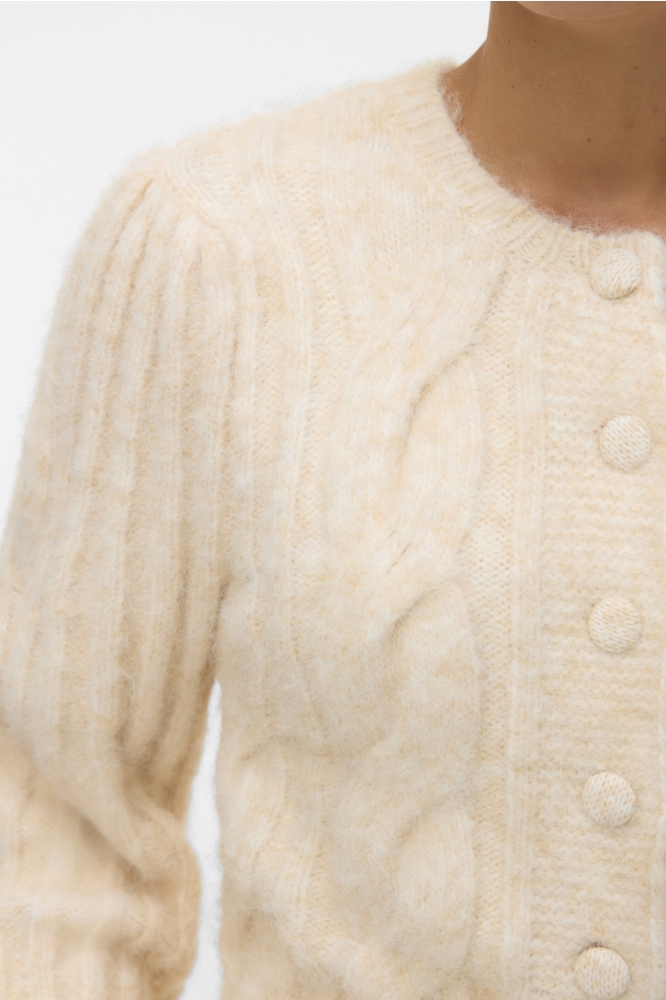 Vero Moda beige dames vest | Close up