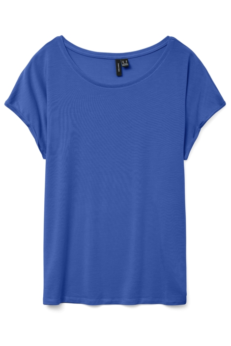 Vero Moda blauwe dames t-shirt | Vooraanzicht