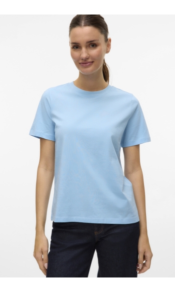 VMPAULINA SS T-SHIRT JRS NOOS 10316991 Airy Blue