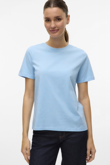 Vero Moda vmpaulina ss t-shirt jrs noos Blauw