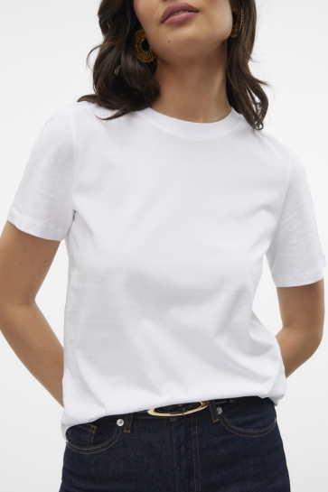 Vero Moda VMPAULINA SS T-SHIRT JRS NOOS 10316991 Bright White