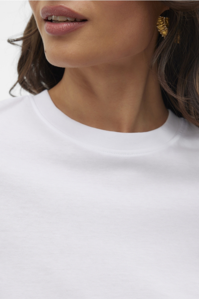 Vero Moda witte dames t-shirt | Close up