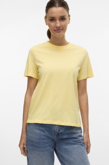 Vero Moda VMPAULINA SS T-SHIRT JRS NOOS 10316991 Lemon Meringue