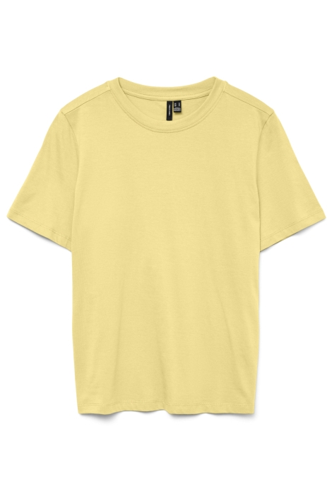 Vero Moda gele dames t-shirt | Vooraanzicht