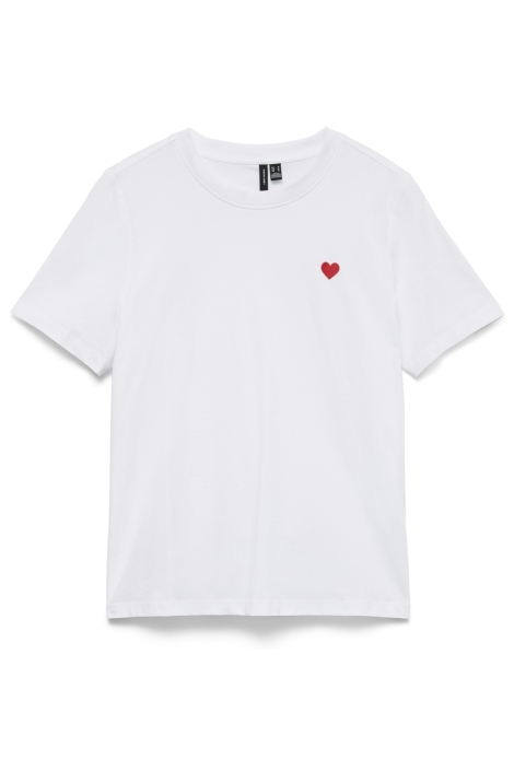 Vero Moda witte dames t-shirt | Vooraanzicht
