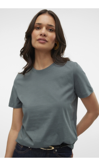 VMPAULINA SS T-SHIRT JRS NOOS 10316991 Balsam Green