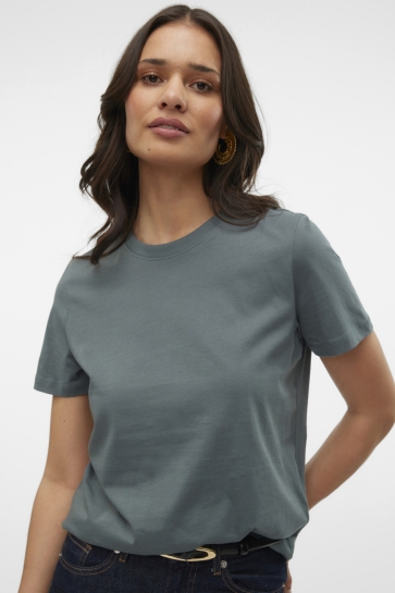 Vero Moda vmpaulina ss t-shirt jrs noos Groen