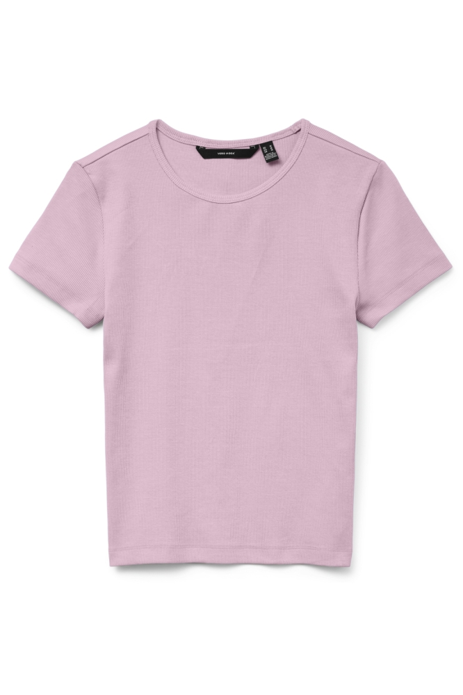 Vero Moda roze dames t-shirt | Vooraanzicht