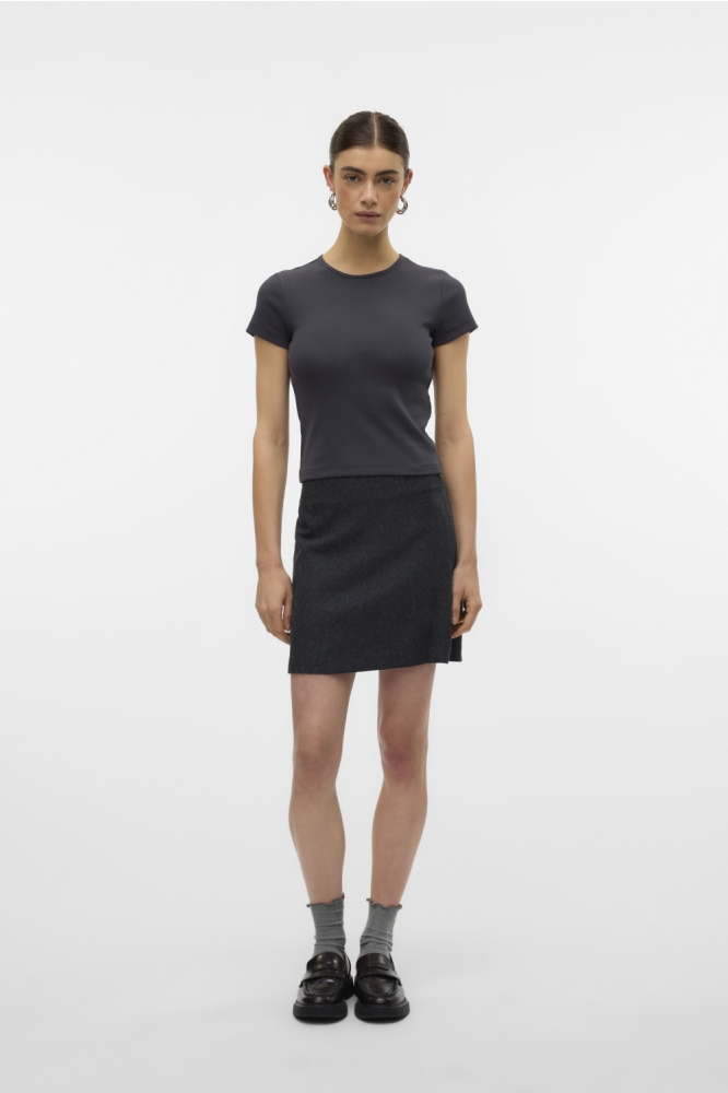 Vero Moda grijze dames t-shirt | Model