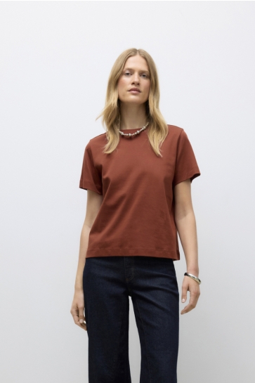 Vero Moda awnaima ss o-neck t-shirt noos Bruin
