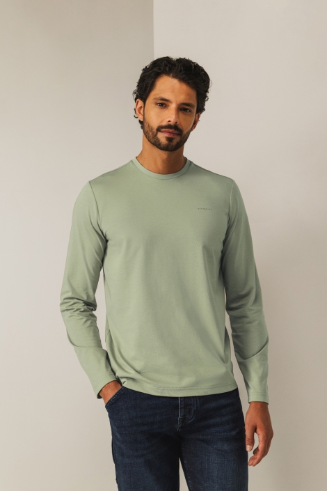 State of Art groene heren t-shirt | Model vooraanzicht