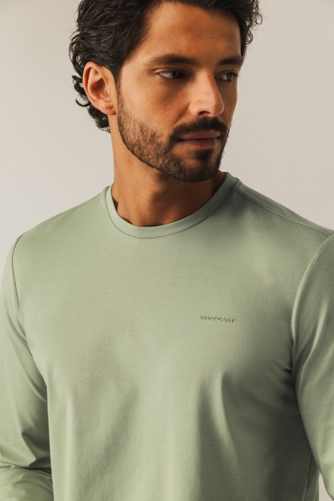 State of Art groene heren t-shirt | Close up