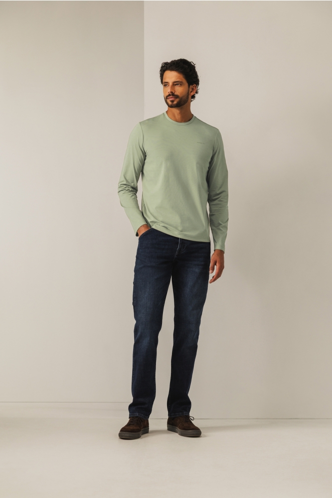 State of Art groene heren t-shirt | Model