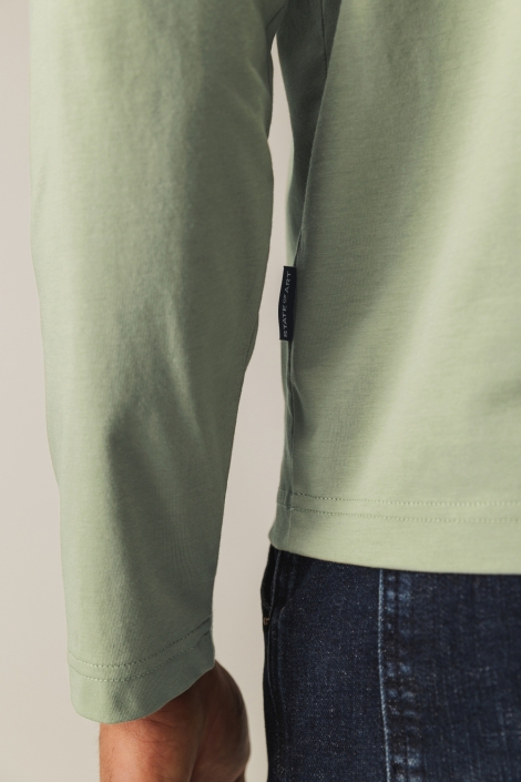 State of Art groene heren t-shirt | Close up
