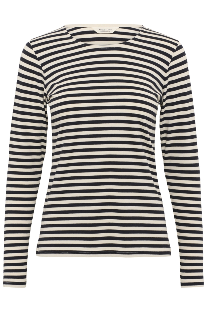 Part Two blauwe dames t-shirt | Vooraanzicht