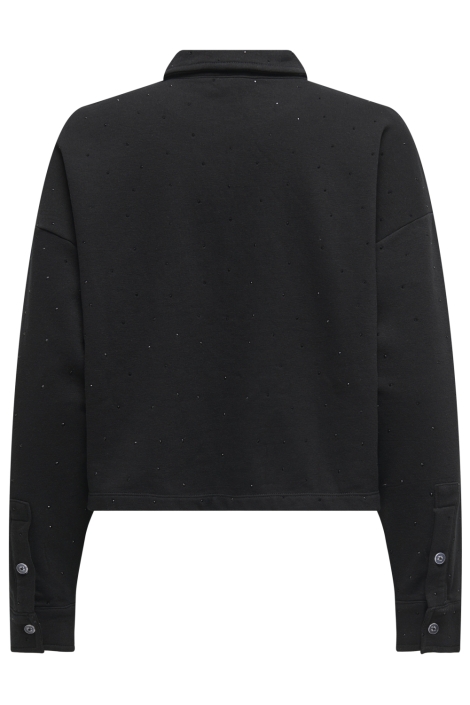 Only zwarte dames vest | Achteraanzicht