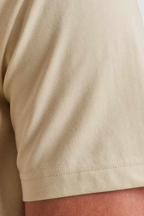 PME legend ecru heren t-shirt | Close up