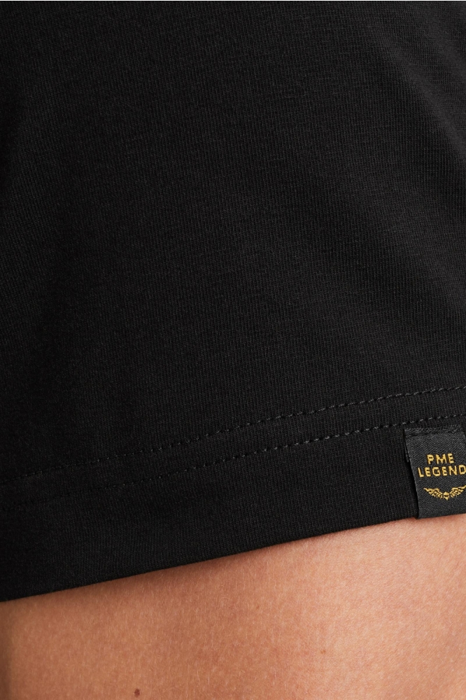 PME legend zwarte heren t-shirt | Close up