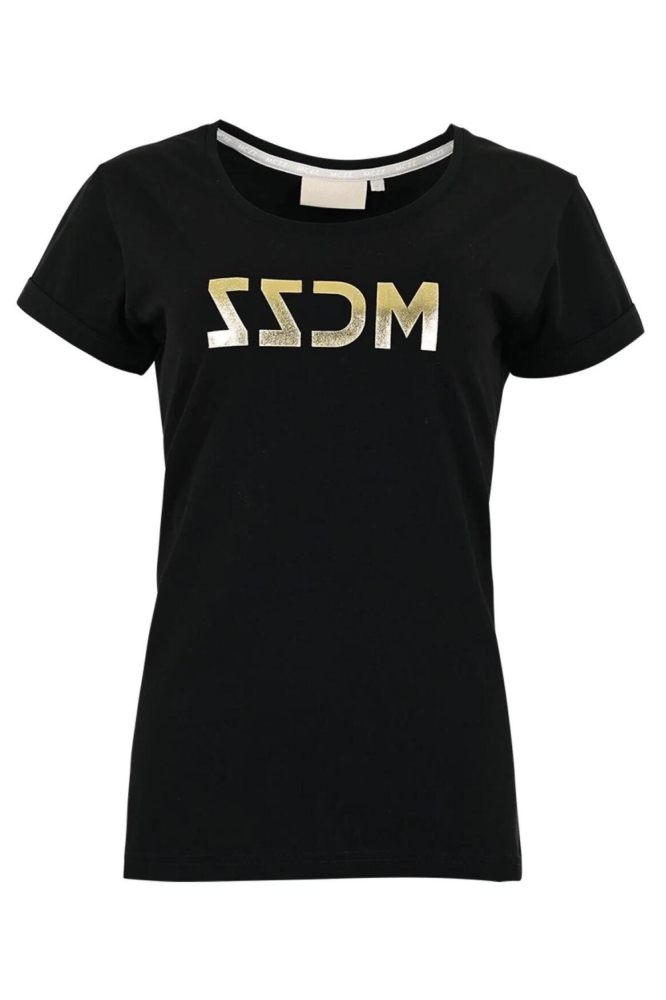 Maicazz zwarte dames t-shirt | Vooraanzicht