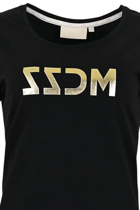 Maicazz zwarte dames t-shirt | Achteraanzicht