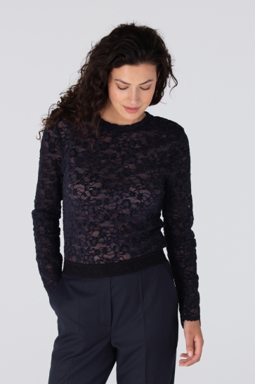 Juffrouw Jansen KIKI W25 TOP FL 155 000780 DARK BLUE