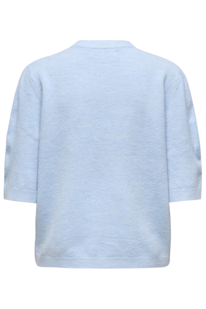 Only blauwe dames vest | Achteraanzicht