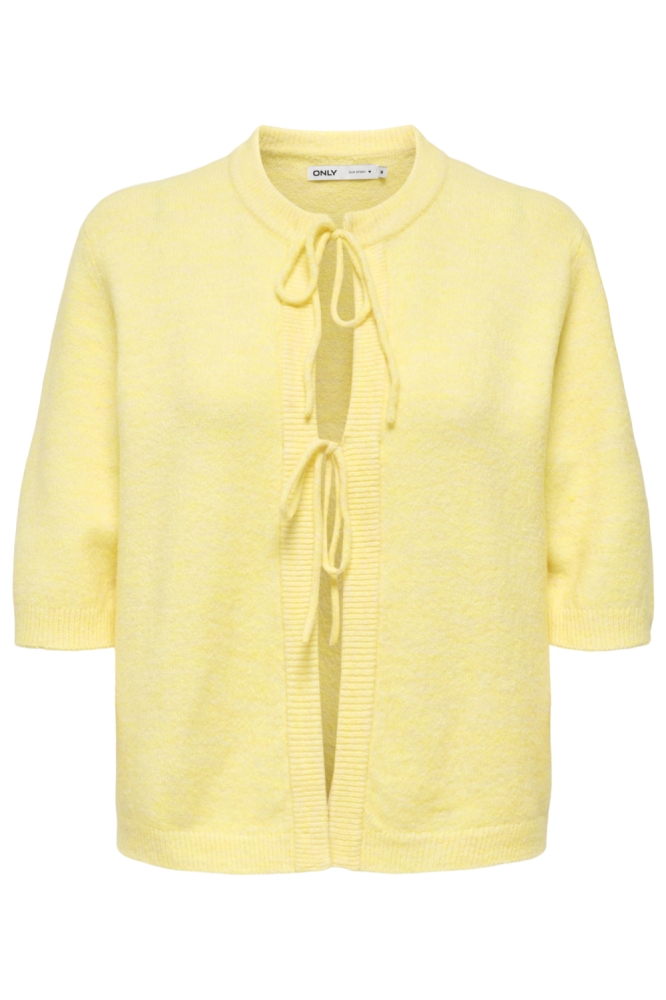 Only gele dames vest | Vooraanzicht