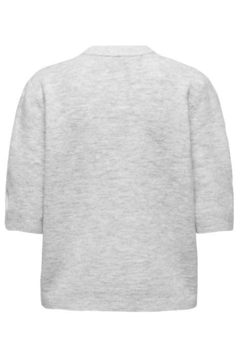 Only grijze dames vest | Achteraanzicht