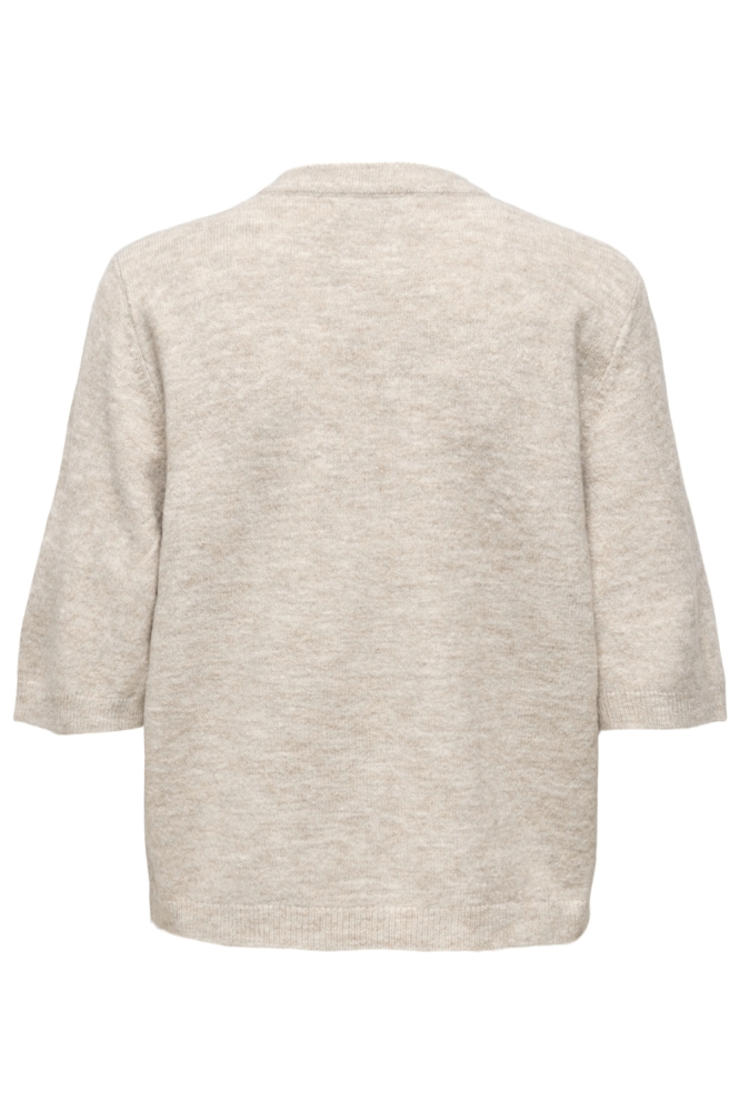 Only beige dames vest | Achteraanzicht