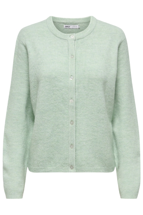 Only groene dames vest | Vooraanzicht