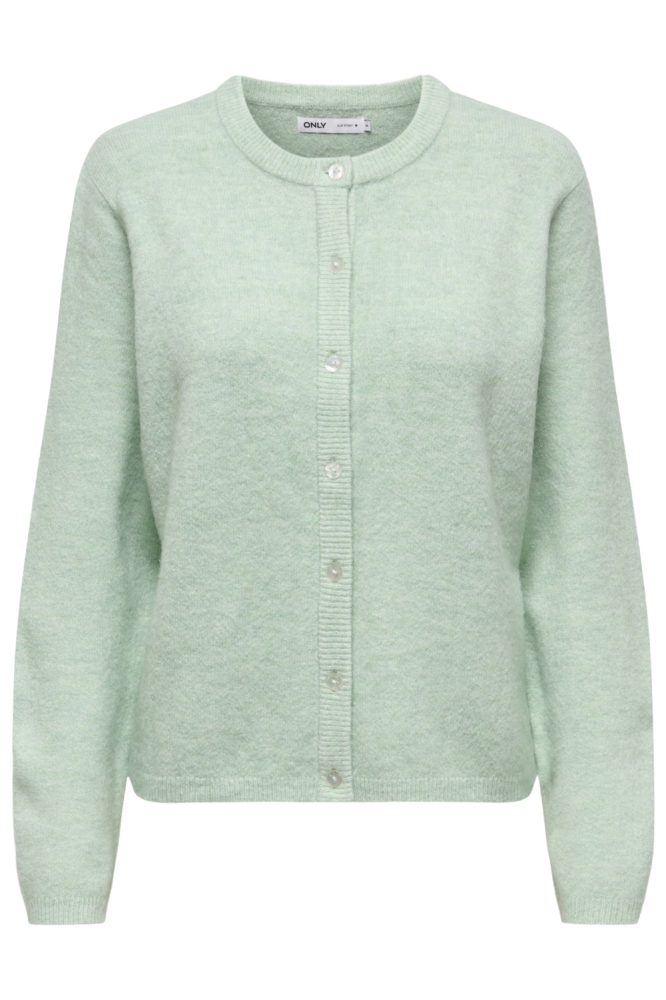 Only groene dames vest | Vooraanzicht