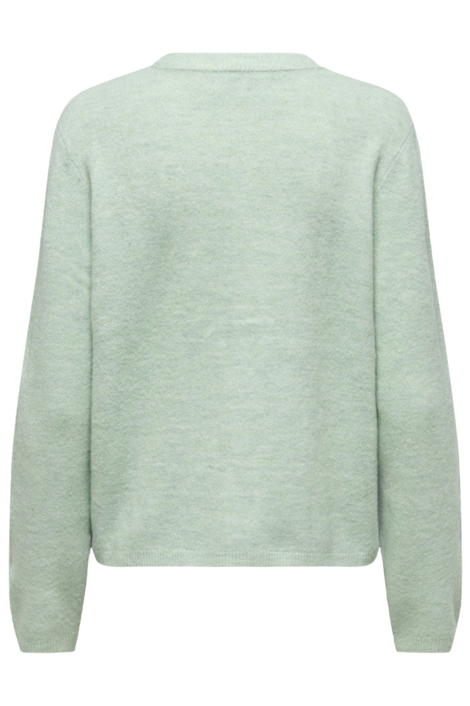 Only groene dames vest | Achteraanzicht