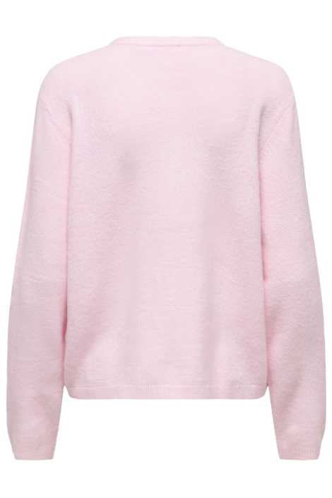 Only roze dames vest | Achteraanzicht