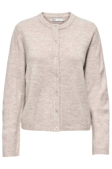 Only beige dames vest | Vooraanzicht