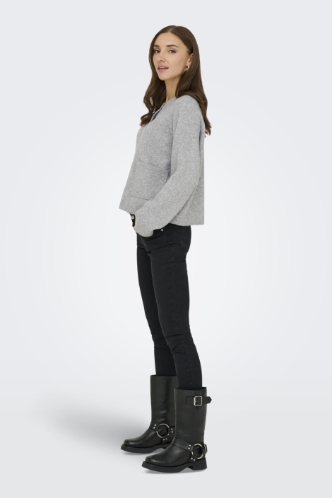 Only grijze dames vest | Model