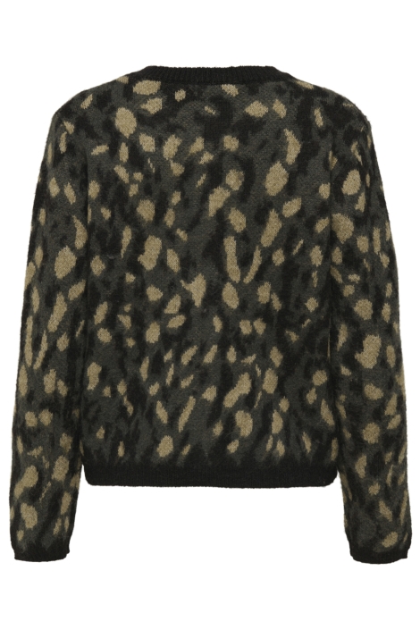 Jacqueline de Yong grijze dames vest | Achteraanzicht