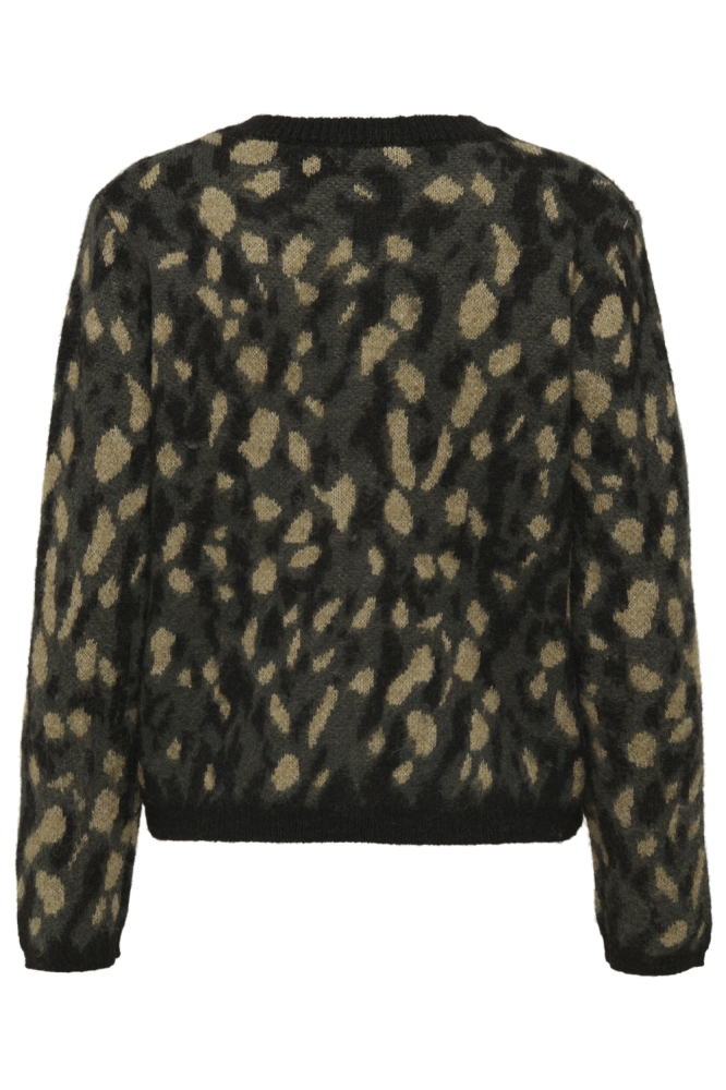 Jacqueline de Yong grijze dames vest | Achteraanzicht