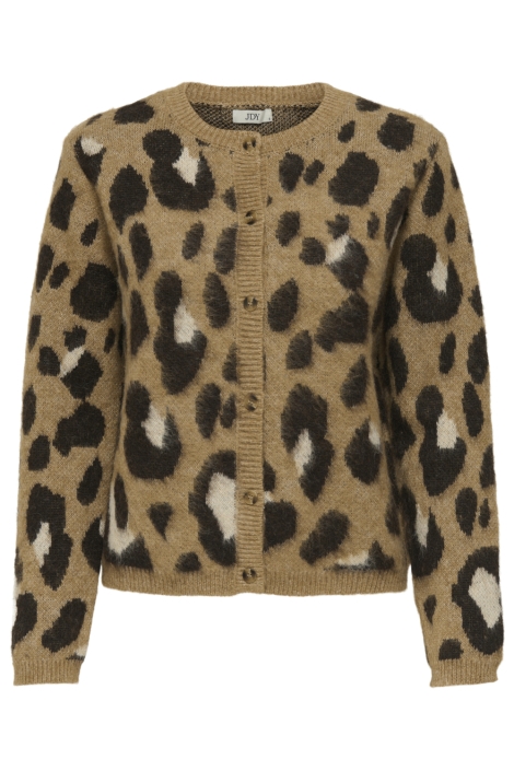 Jacqueline de Yong bruine dames vest | Vooraanzicht